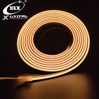 China Furniture cabinet decoration lighting 4x10mm IP67 DC12V/24V 4x10mm waterproof single color side emitting led neon strip for sale