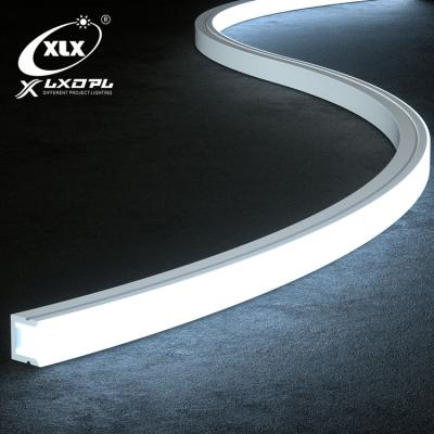 China Dimmable Popular Size 10*10mm DC12V/24V Residential Decorative Home Led Ceiling Light Flat Linear Neon Cable for sale