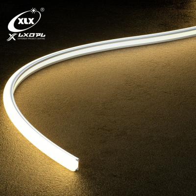 China DC12V/24V SMD2835 residential factory class 13*13mm round outdoor silicone flexible neon strip light for sale