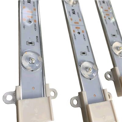 China Light Box smd3030 Rigidly LED Optical Strip Guide 12v/24v 17mm PCB 12LEDs outdoor use for lightbox for sale