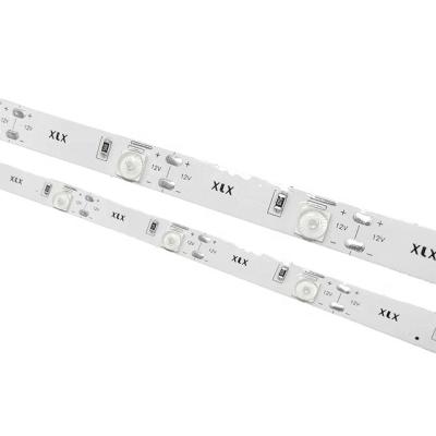 China Indoor or outdoor waterproof flexible led strip decration/signage lens DC12V smd6060 led strip for light box for sale