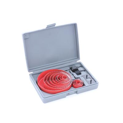 China 16Pcs Wood Drilling Wood Hole Saw Kit Set Woodworking Cutter Tool Drill Bit Kit for sale