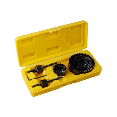 China 15PCS High Carbon Steel Wood Drilling Hole Saw Set Kit For Wood Drilling for sale