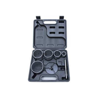 China 7PC Ceramic Tile Tungsten Carbide Coated Hole Saw For Marble Openings for sale