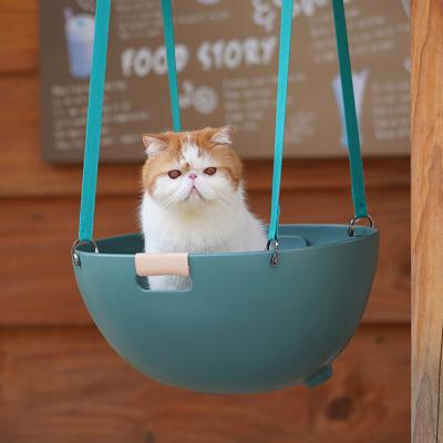 China Travel ensure factory direct sales multifunctional cat bed design pet house pet cat cave bed nest with cat bed for sale