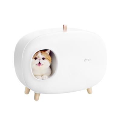 China Stored Amazon Hot Computerized Big Sale Trash Bin Cat Litter Box for sale