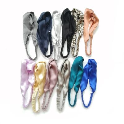 China Soft Korean Popular Pure Silk Ring Hair Accessories 100% Hair Elastic Hair Band for sale