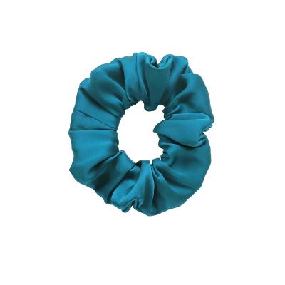 China Luxury hot sale new products 2020 pure color silk hair ties scrunchies for women for sale