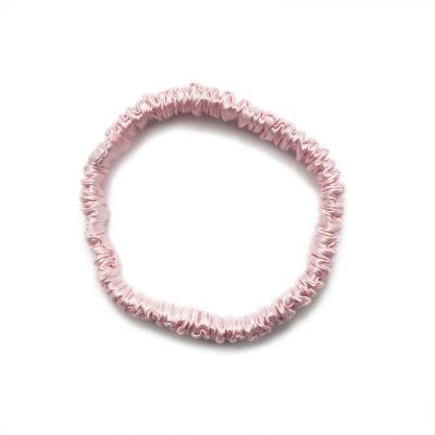 China BOOOGE 22mm Luxury Fashionable Sports Hair Ties Accessories Elastic Scrunchies 100% Mulberry Silk Hair Scrunchies for sale