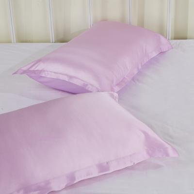 China Anti Dust Mite Mulberry Silk Pillowcase 19m Solid Color Silk Pillowcase 48x74 Silk Embroidered Pillowcase for sale