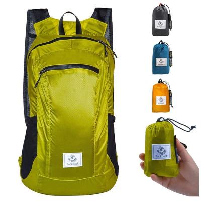 China Travel Water Resistance Waterproof Foldable Nylon Backpack for sale