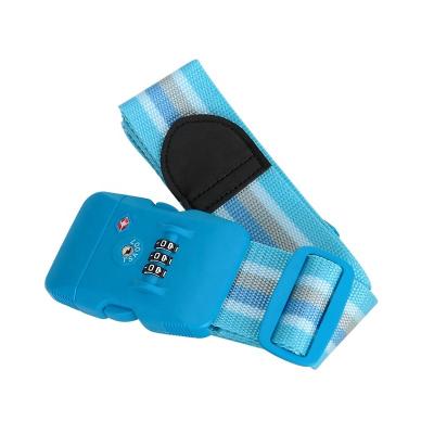 China Durable Fasion Luggage Strap With TSA Approved Buckle Suitcase Luggage Belt for sale