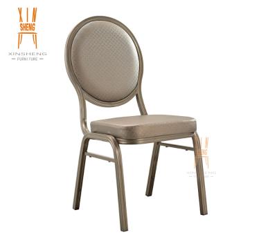 China Wholesale Hotel Chair Gold Wedding Metal Hotel Chair Event Banquet Chairs for sale