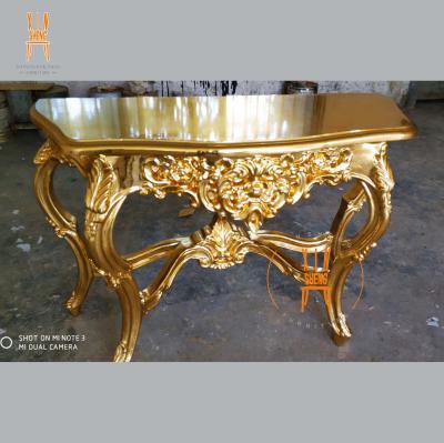 China For elegant antique party gold consult table for sale