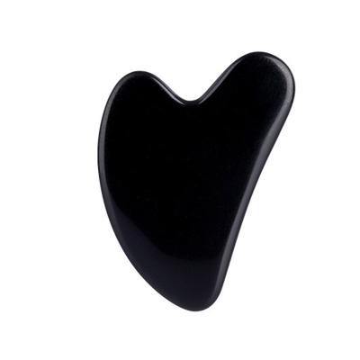 China High Quality Slender Black Scalp Face EMS Body Black Obsidian Gua Sha for sale