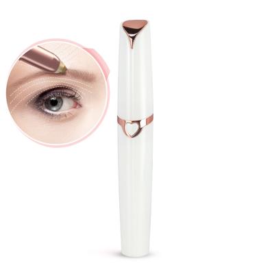 China ABS Uperlip Shaper Trimmer Machine Metal Clear 2 In 1 Battery Eyebrow Trimmer for sale