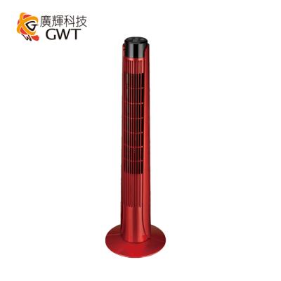 China 36 Inch Air Cooling Tower Plastic Oscillating Fan / LED Display Tube Fan Remote Control CE for sale