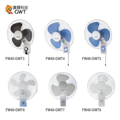 China 16 Inch Air Cooling Wall-mount Fan Ceiling Fan Plastic Oscillating Ventilador CE for sale