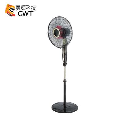 China 16 Inch Double Blade Plastic Oscillating Cooling Fan Fan With Remote Control Pedestal Fan for sale