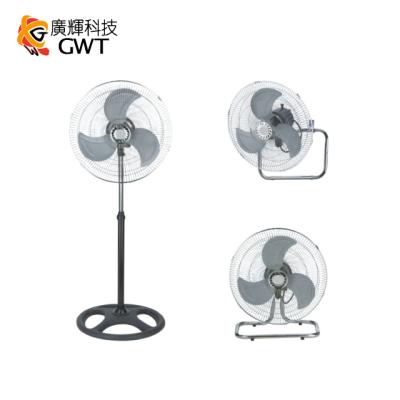 China Metal 18 Fan High Speed ​​Fan CE 3 in1 Inch Stand Fan for sale