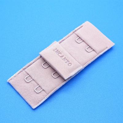 China Female Logo Underwear Printing Logo Hook and Eye Sew Bra Supplement Tape for sale