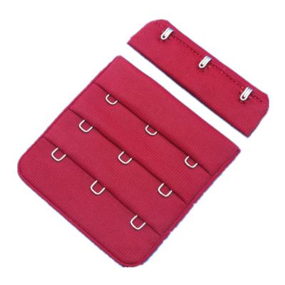 China LOW MOQ extra fine square fiber stainless steel back eyes bra hook and eye band custom color from factory for sale