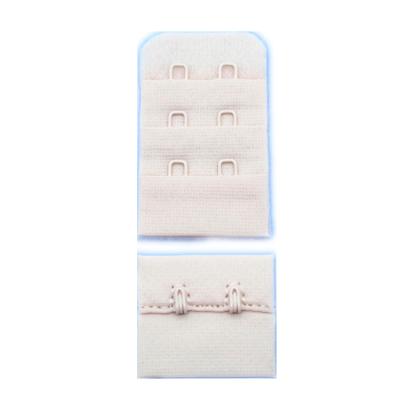 China nickel free coated nylon hooks& square eyes 1/2 inch 3P-2B 52MM size bra hook and eye nylon bands of fabric for sale