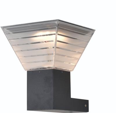 China High Quality Waterproof Outdoor Solar Garden Wall Light Pillar Light IP54 Solar Lawn Light for sale