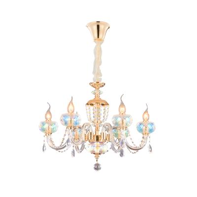 China Contemporary High Quality Inexpensive Modern Living Room Led Chandelier Empire Crystal Chandelier Luxury for sale