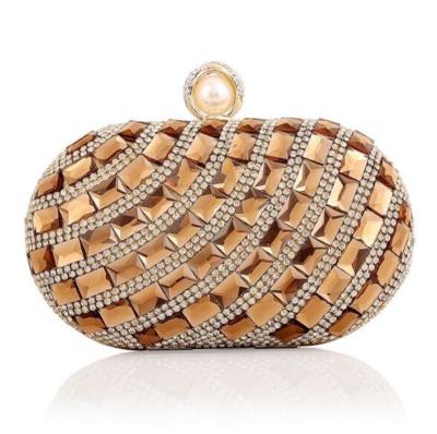 China HZAILU bags women diamond lattice clutch bag cute diamond evening clutch bag diamante smart handbag for sale