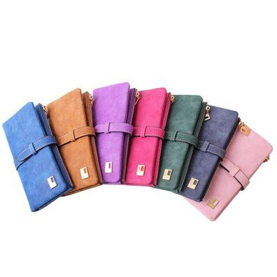 China Fashion Design Your Own Latest Wallet Manufacturer Women Leather Wallets for sale