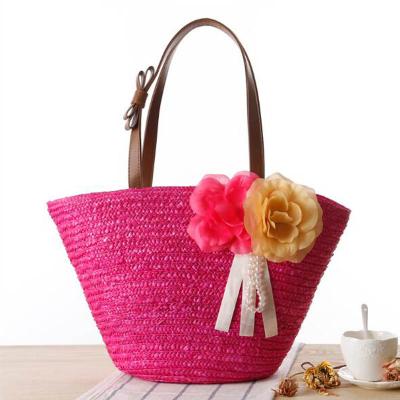 China Fashion Straw Beach Bag Recycled Straw Bag Beach Straw Bag China Products for sale