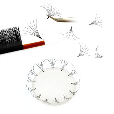 China Vendor Natural Soft Easy Mega Volume Eyelash Fan Faux Mink Eyelashes Extension Fast Wick Extensions for sale