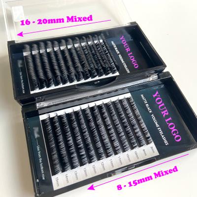 China Natural Soft Private Label J Since Dual Density L Individual Faux Silk Mink Eyelashes LC LD Curl Classic Lashes C D cc Extensions for sale