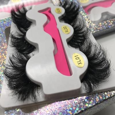 China Long Hot Selling Natural Faux Mink Eyelash 3D Silk Eyelashes With False Eyelash PA Aging Box for sale