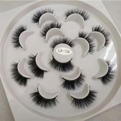 China Wholesale Natural Mink False Eyelash Set Private Magnetic Label Eyelashes With Eyeliner Set Custom Magnetic Liner Lashes for sale