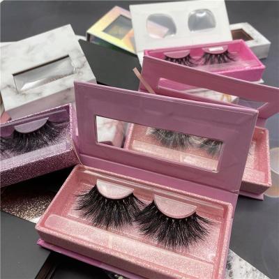 China Real Seller 100% Natural Siberian Mink Fur Lashes Short 3d Mink Lashes Wholesale Mink Eyelashes 25mm 3d for sale