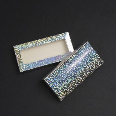 China Bulk Vendor Lash Packaging Custom Eyelash Box Long Natural Wholesale 3D Mink Fur Lashes Glitter Eyelash Case Private Label for sale