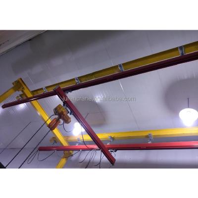 China Bridge Crane KBK Model Light Rail Overhead Crane for sale