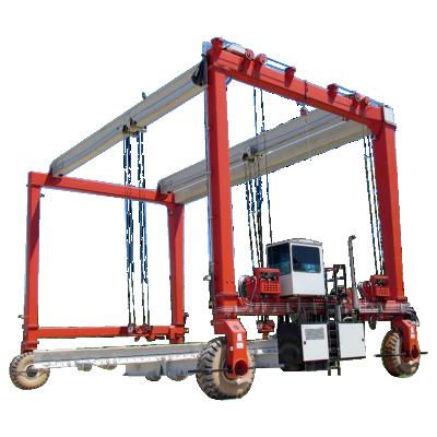 China Wholesale-alibaba yard container gantry crane cargo rubber-tired gantry crane for sale for sale