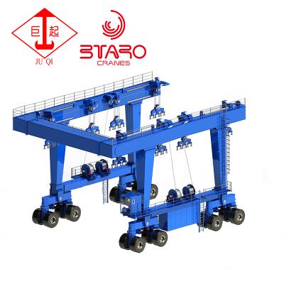 China Gantry Crane Rubber Banded Container Gantry Crane for sale