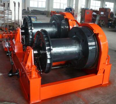 China Construction site electric wire rope stacking winch for construction for sale