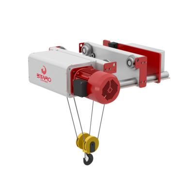 China Building Material Shops Low Headroom 3.2 Ton 6m Single Girder Wire Rope Electric Hoist With CE&GS Approved for sale