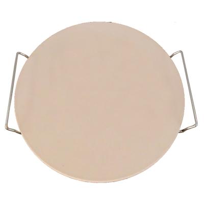 China Round Stone Pizza Baking Stone Dustproof Ceramic Pizza Stone Distributes Heat Evenly for sale