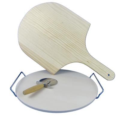 China Original Dustproof Paddle Spatula Oven Stone With Steel Cutter Pizza Maker Free Samples Available for sale