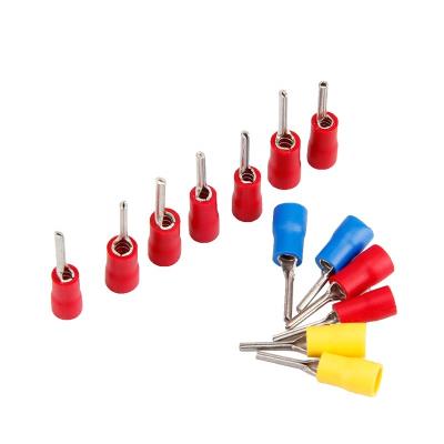 China Power Pre Insulated Pin Terminals Nylon Crimp Terminal PTV1.25-10 for sale