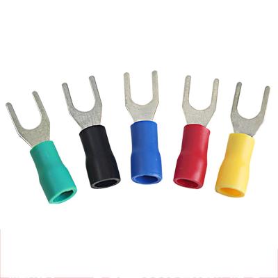 China Nylon Power - Pre-Insulated Locking Fork Terminals Crimp Plugs SV Tin Plate Terminals for sale