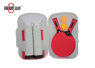 China Exterior Portable Table Tennis Set PP Material Crack Proof With Rubber Sheets for sale