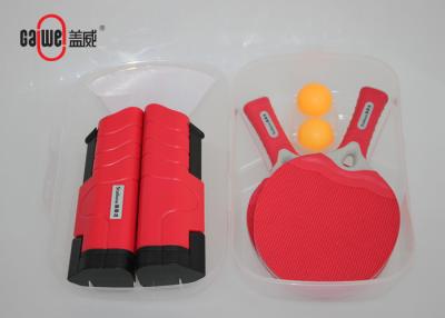 China Durable Indoor Portable Table Tennis Set For Sports PP / TPE Material Colorful for sale