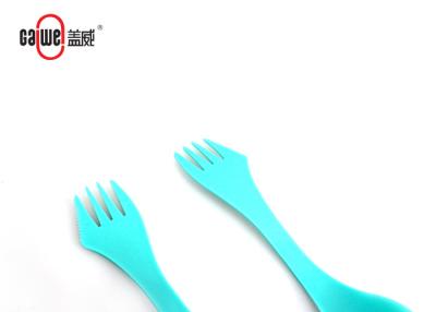 China Food Plastic Spoon Fork Knife In One For Camping Assorted Color FDA Approval for sale